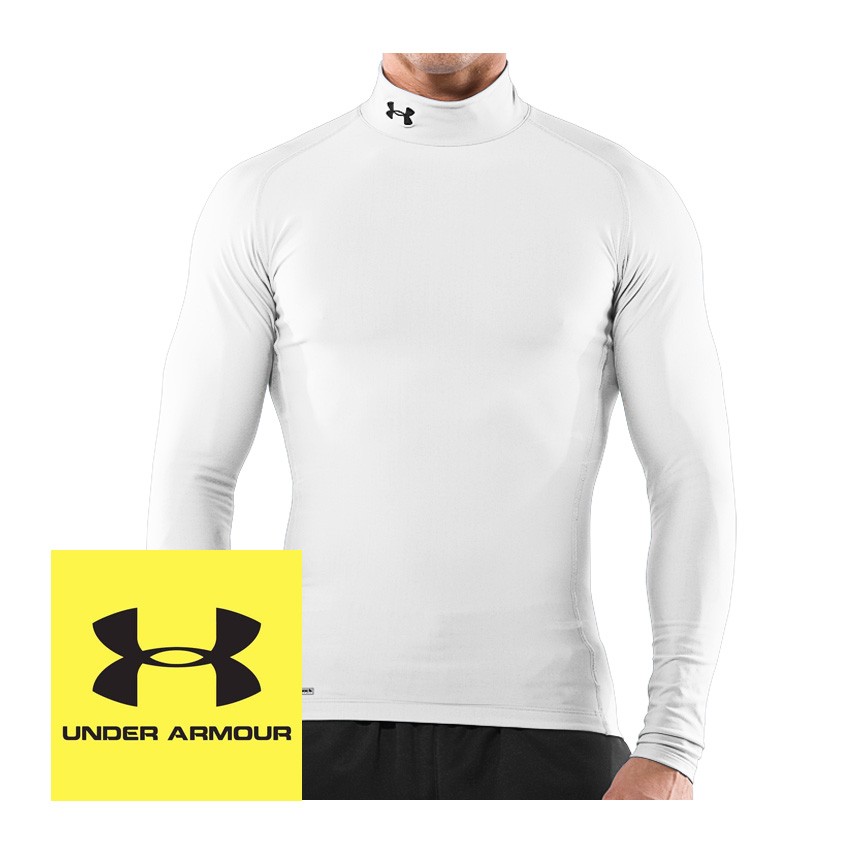 mens under armour cold gear mock turtleneck