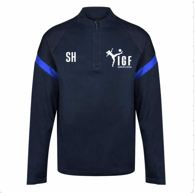 Inspire Girls Football - 1/4 Zip Midlayer